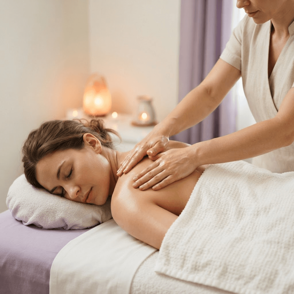 Swedish Massage treatment setting
